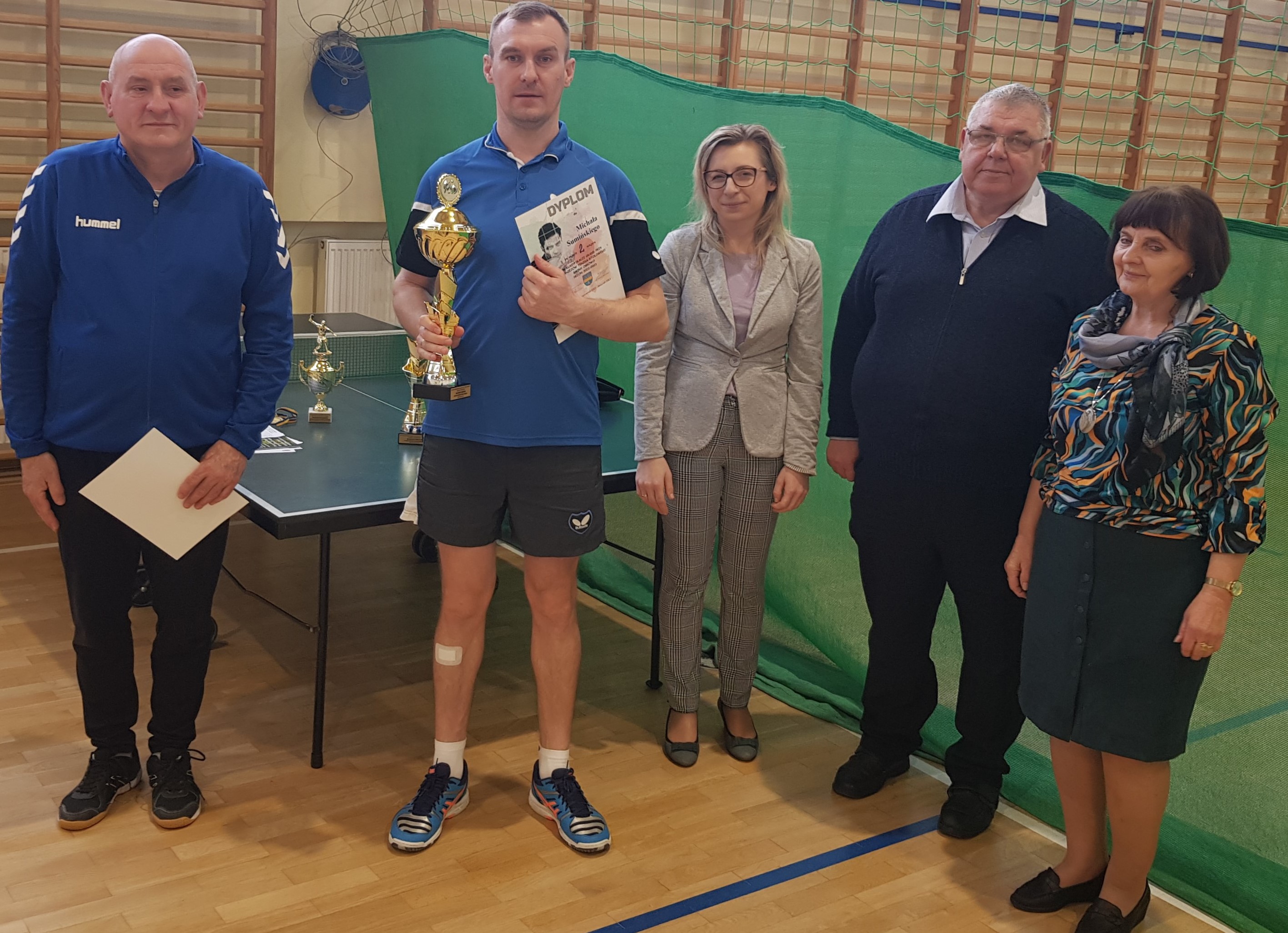 Piotr Zieliński z Brzozówki wygrywa turniej tenisa stołowego tego sezonu