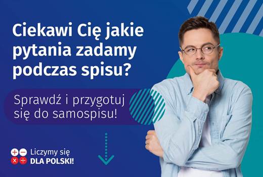 plakat zapowiadający narodowy spis powszechny