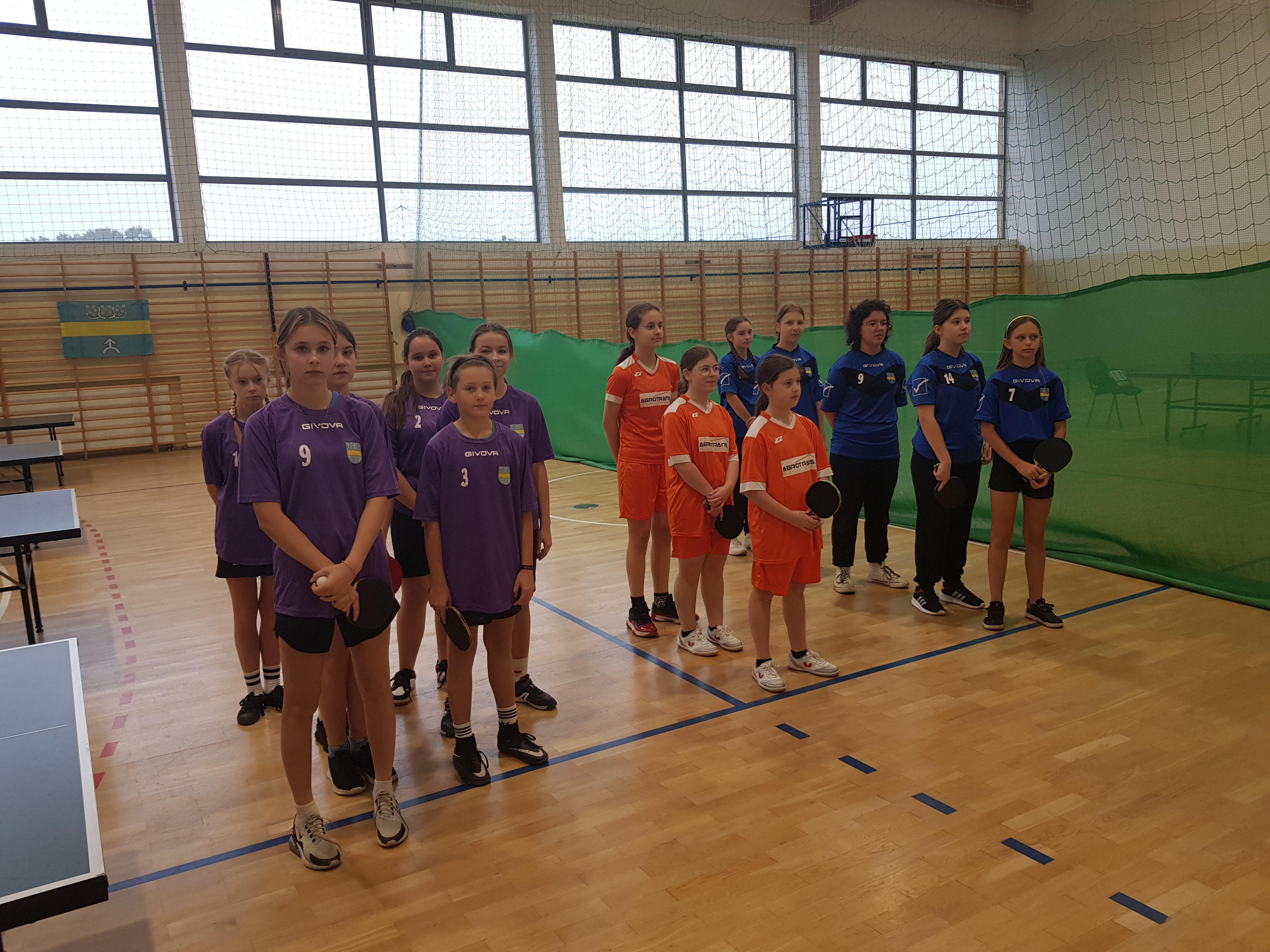 Gminny drużynowy tenis stołowy dziewcząt