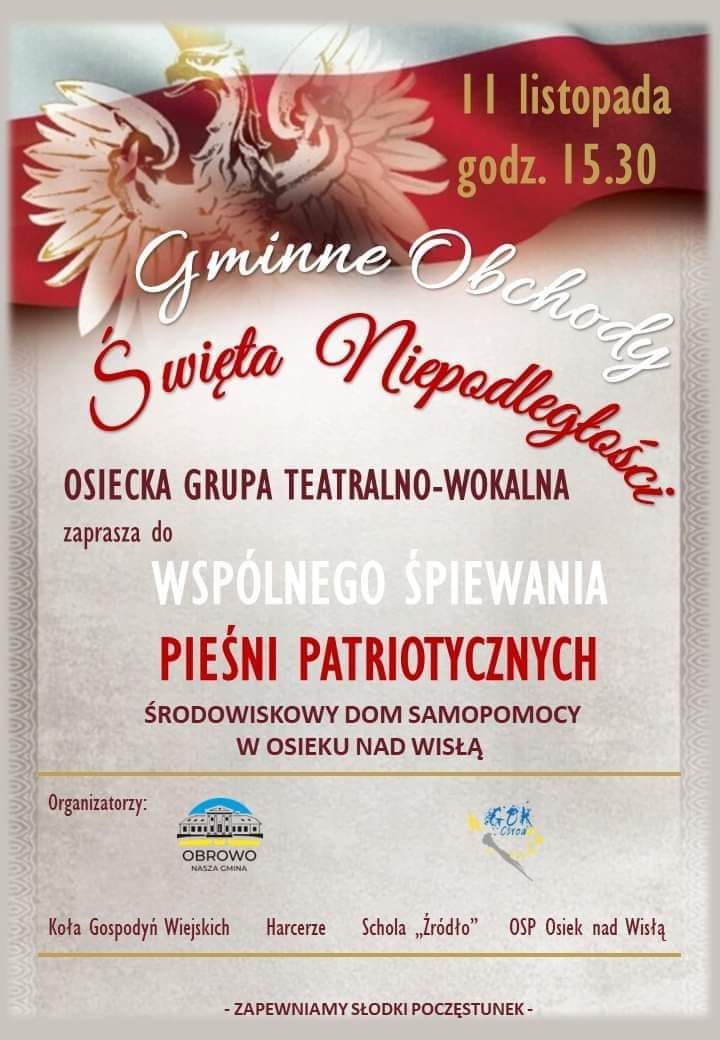 Święto Niepodległości w gminie Obrowo