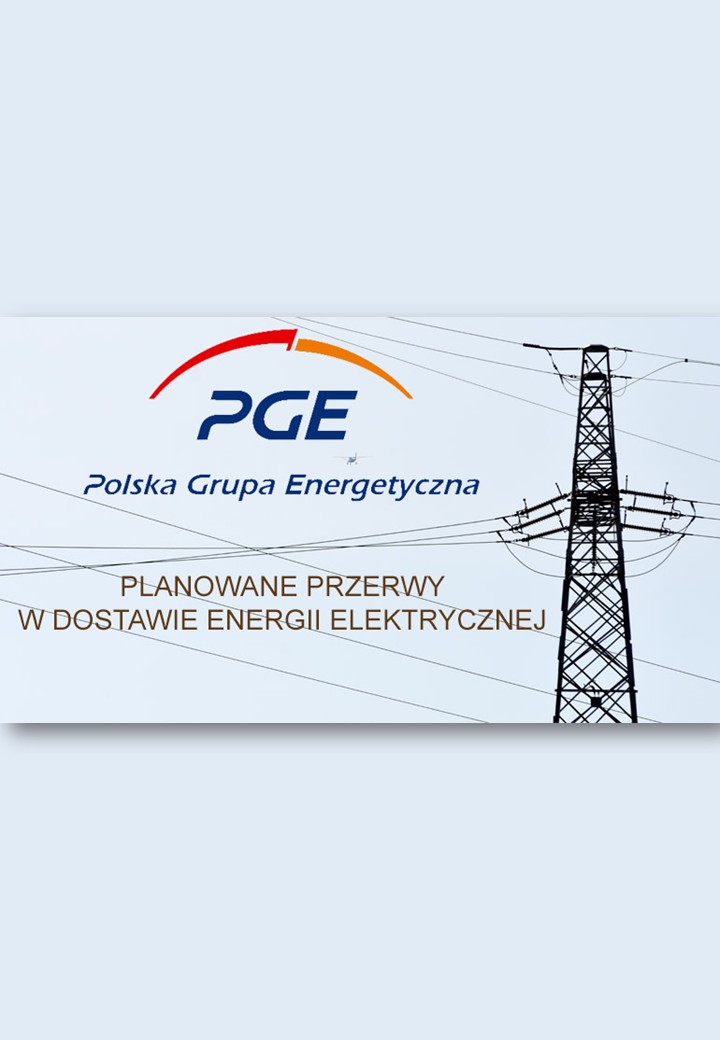 Informacja o przerwie w dostawie energii elektrycznej