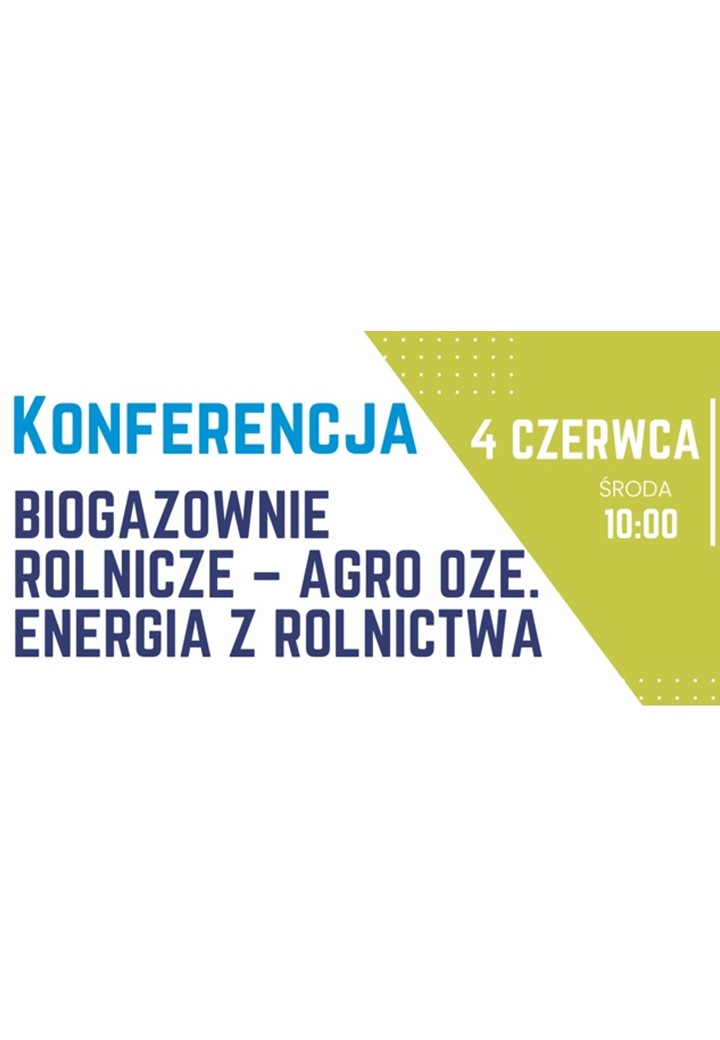 Zaproszenie na konferencję dot. biogazowni