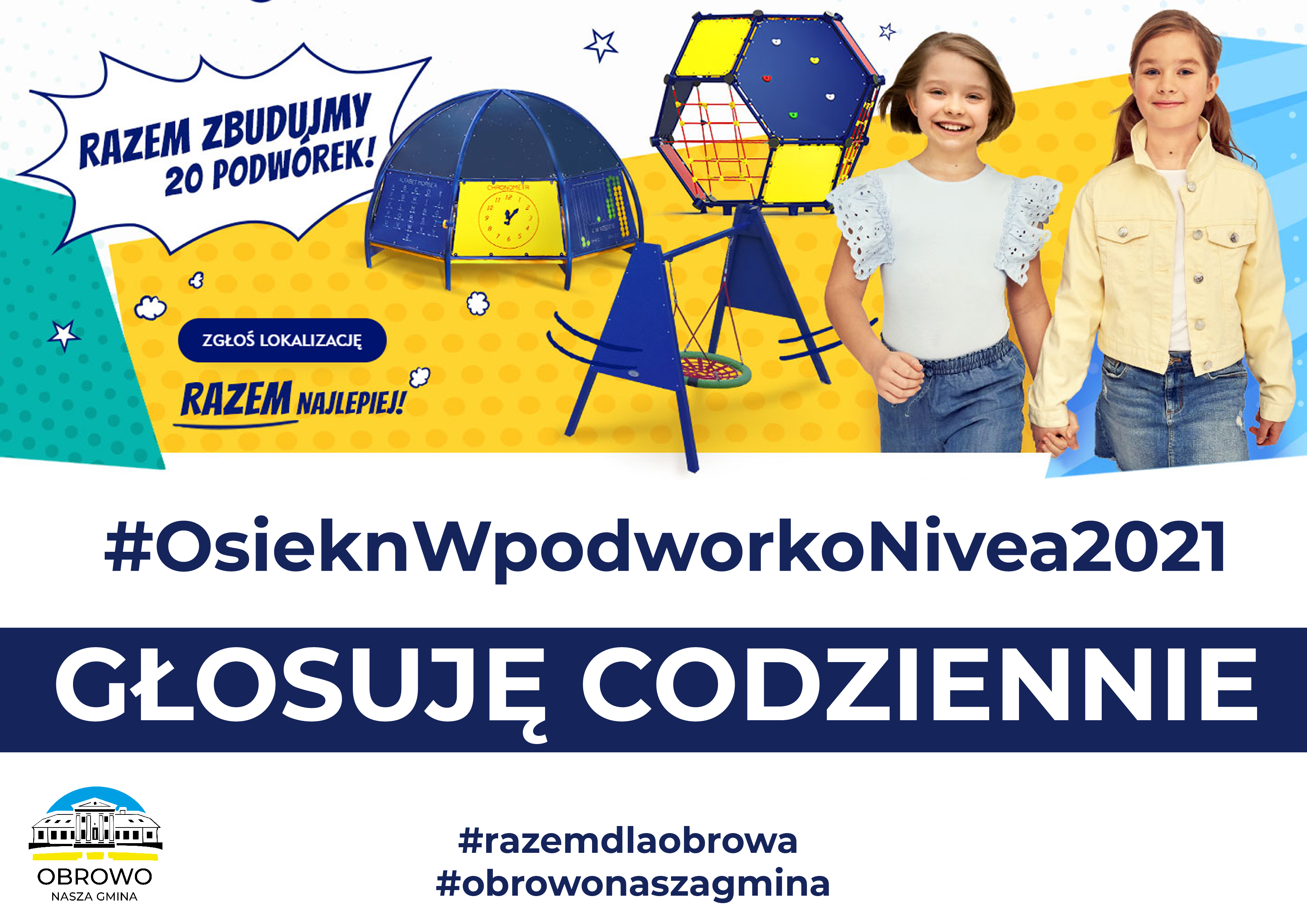 Mobilizacja. Głosujmy na Podwórko Nivea w Osieku nad Wisłą 2021