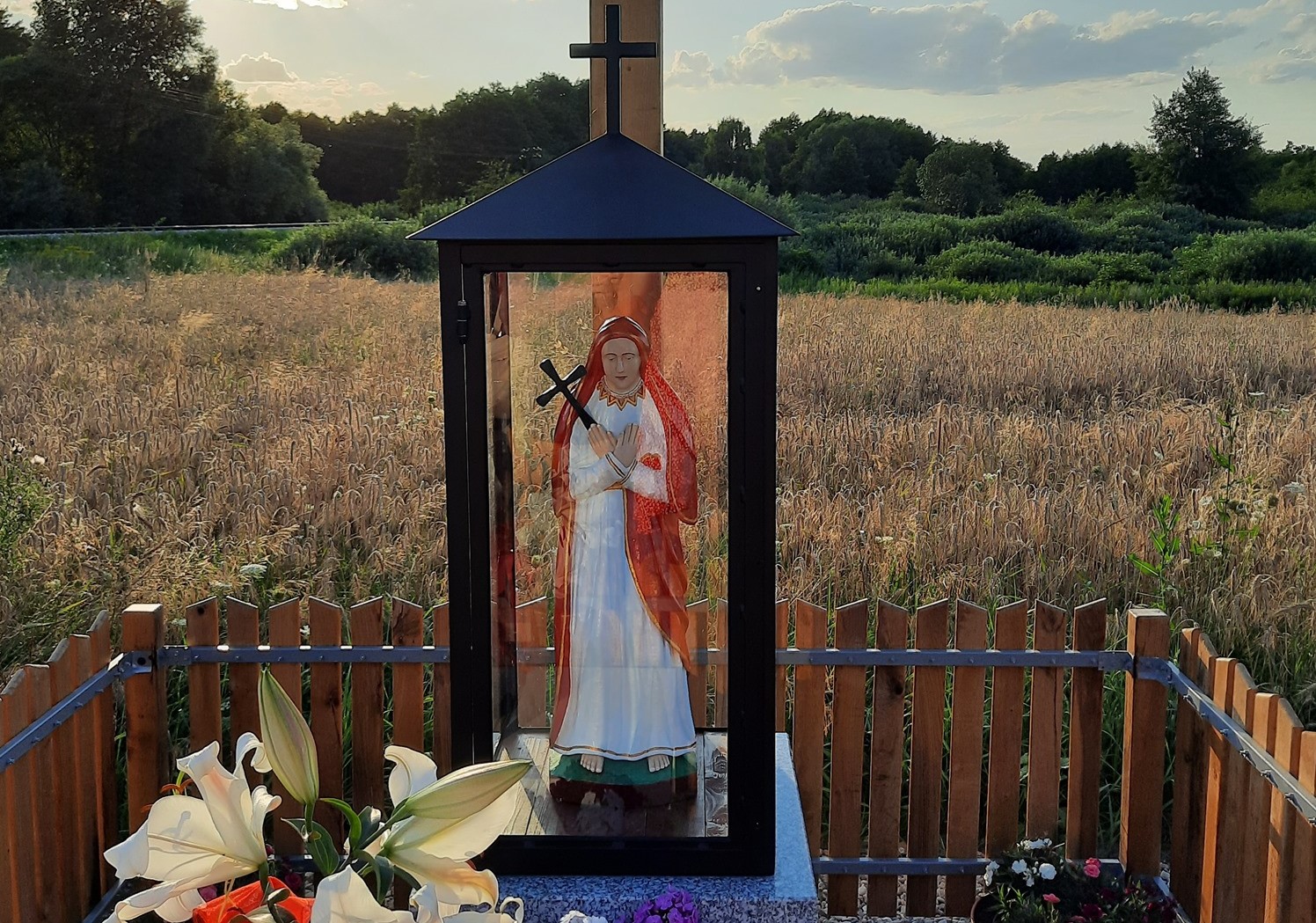Figurka świętej Tekli wróciła do Zawał 