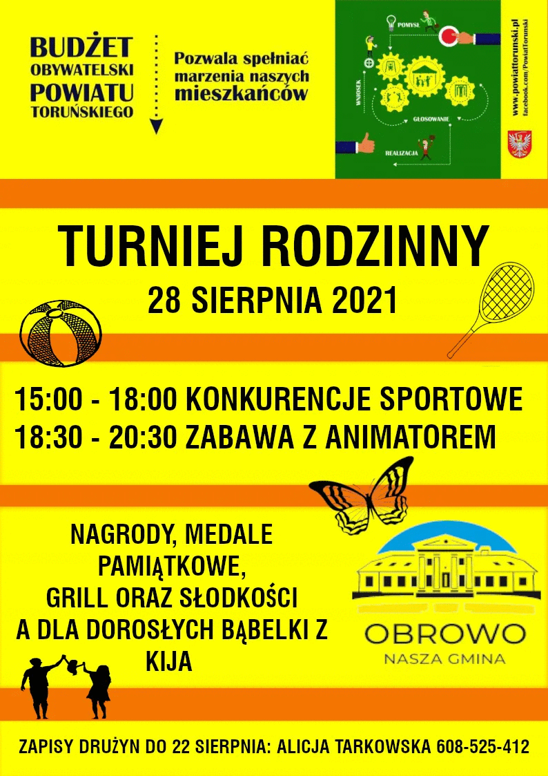 Zapraszamy do Zawał na turniej rodzinny