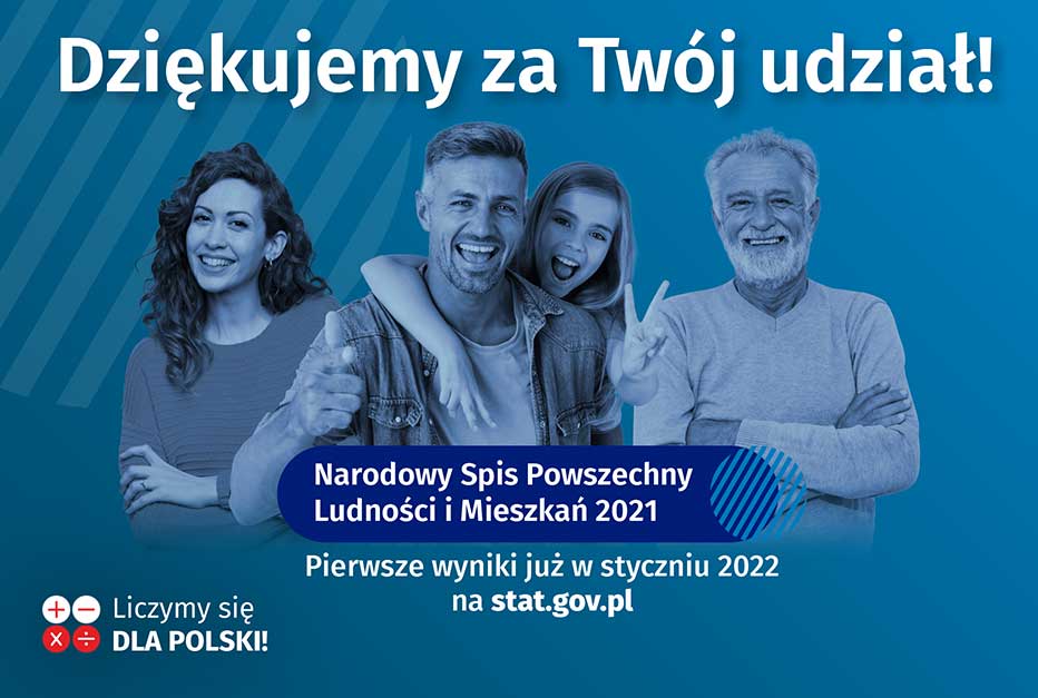 Wójt dziękuje za udział w Spisie 