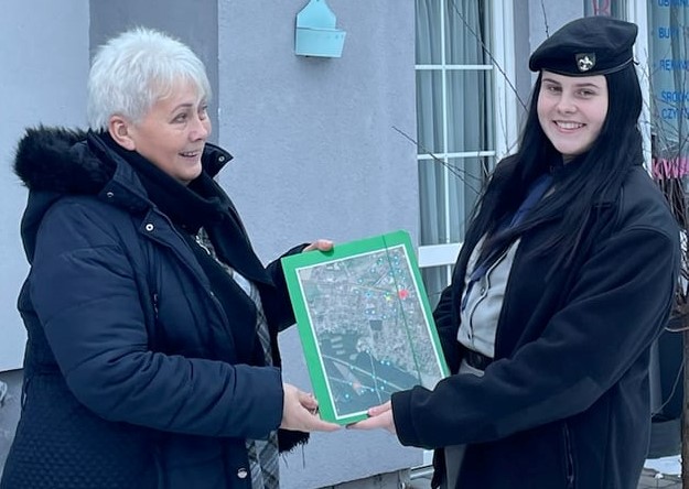Amanda Folborska opracowała mini-mapkę punktu oporu „Brzozówka”